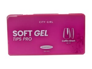 TIPS SOFT GEL COFFIN SHORT 00-13