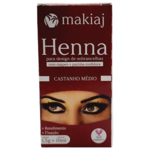 HENNA MAKIAJ CASTAÑO MEDIO