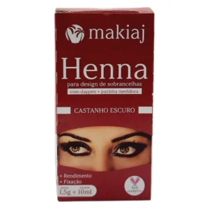 HENNA MAKIAJ CASTAÑO OSCURO