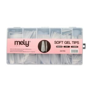 TIPS SOFT GEL COFFIN 12 TAMAÑOS