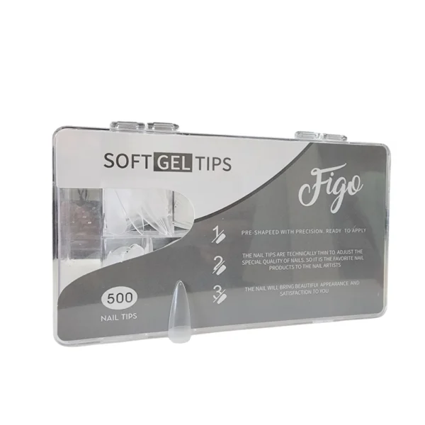 SOFT GEL TIPS 500PCS STILETO