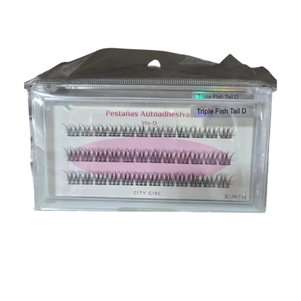 PESTAÑAS AUTODHESIVAS MIX-D TRIPLE FISH TAIL D