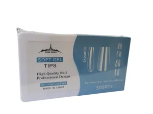 TIPS SOFT GEL 500PCS LARGO CUADRADA