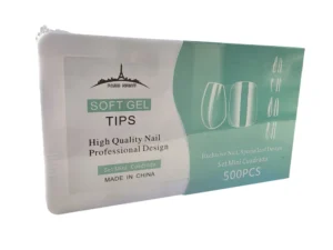TIPS SOFT GEL 500pcs MINI CUADRADA