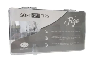 SOFT GEL TIPS 500PCS COFFIN CORTO