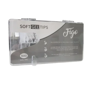 SOFT GEL TIPS 500PCS COFFIN CORTO